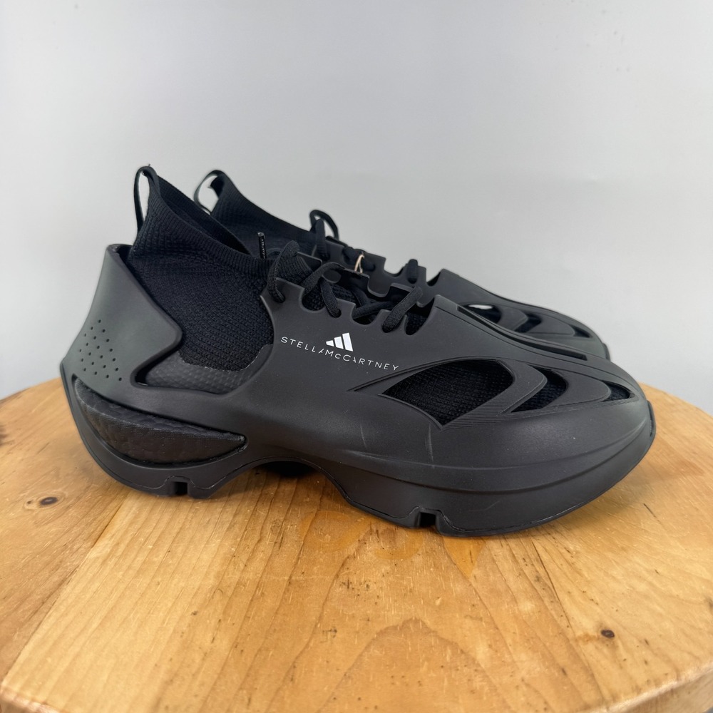Mens 8 / Womens 9 - Adidas x Stella McCartney Sportswear Run Shoes Core Black